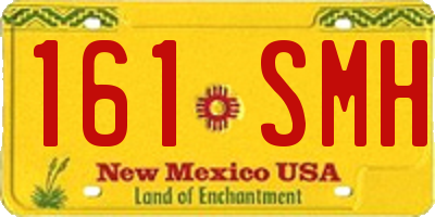 NM license plate 161SMH