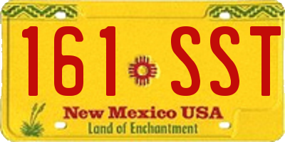 NM license plate 161SST