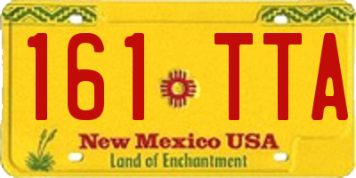 NM license plate 161TTA