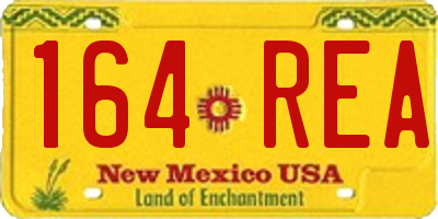 NM license plate 164REA