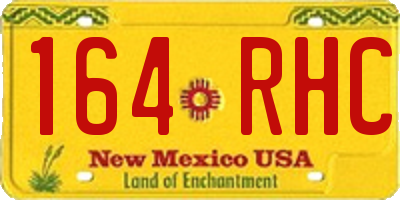 NM license plate 164RHC