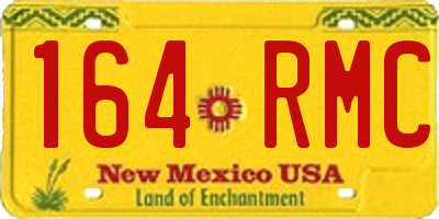 NM license plate 164RMC