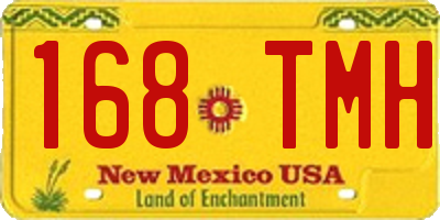 NM license plate 168TMH