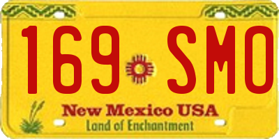NM license plate 169SMO