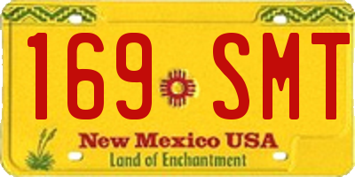 NM license plate 169SMT