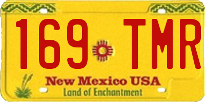 NM license plate 169TMR