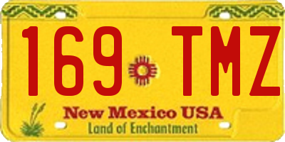 NM license plate 169TMZ