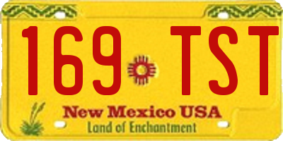 NM license plate 169TST