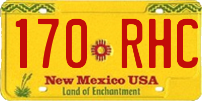 NM license plate 170RHC