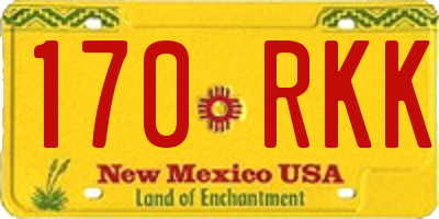 NM license plate 170RKK