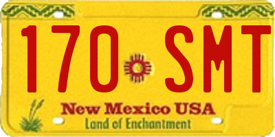 NM license plate 170SMT