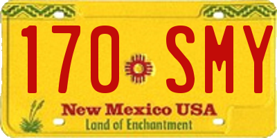 NM license plate 170SMY
