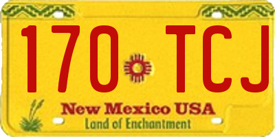 NM license plate 170TCJ
