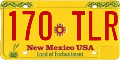 NM license plate 170TLR