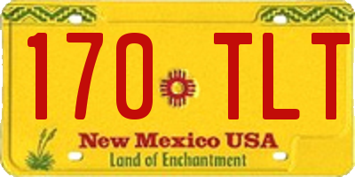 NM license plate 170TLT