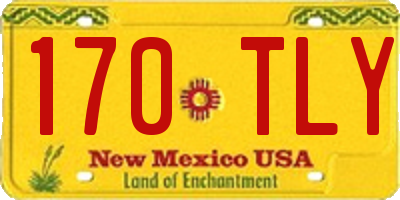 NM license plate 170TLY