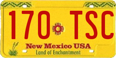 NM license plate 170TSC