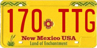 NM license plate 170TTG
