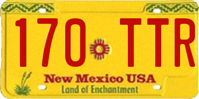NM license plate 170TTR