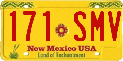 NM license plate 171SMV