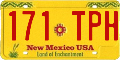 NM license plate 171TPH