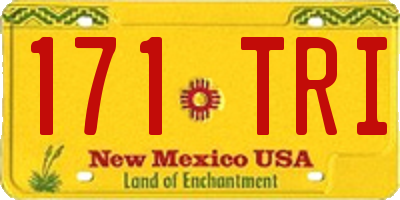 NM license plate 171TRI