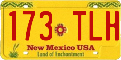 NM license plate 173TLH