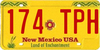 NM license plate 174TPH