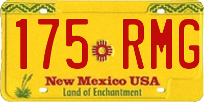 NM license plate 175RMG