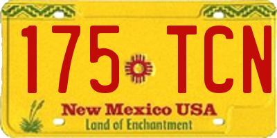 NM license plate 175TCN