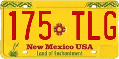NM license plate 175TLG