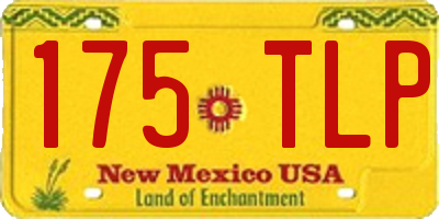 NM license plate 175TLP