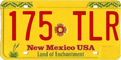 NM license plate 175TLR