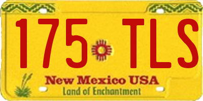 NM license plate 175TLS
