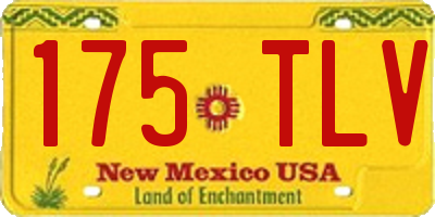 NM license plate 175TLV
