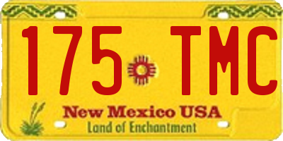 NM license plate 175TMC