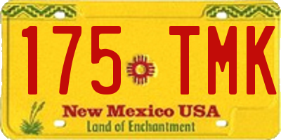 NM license plate 175TMK