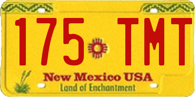 NM license plate 175TMT