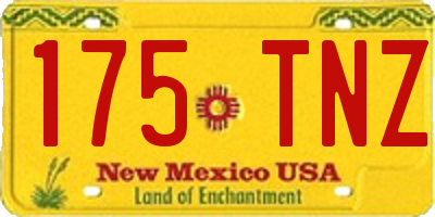 NM license plate 175TNZ