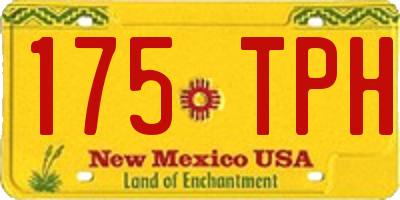 NM license plate 175TPH