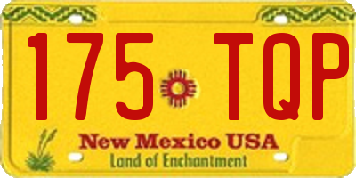 NM license plate 175TQP