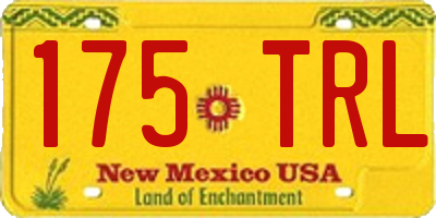 NM license plate 175TRL