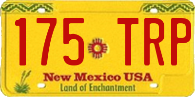 NM license plate 175TRP