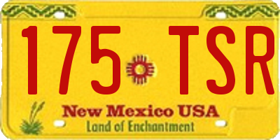 NM license plate 175TSR