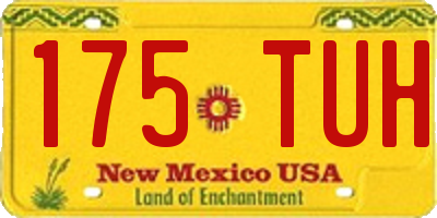 NM license plate 175TUH