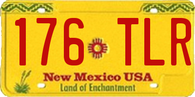 NM license plate 176TLR