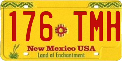 NM license plate 176TMH