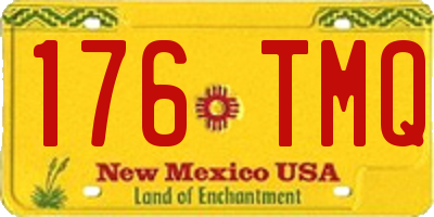 NM license plate 176TMQ