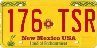 NM license plate 176TSR
