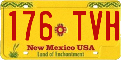 NM license plate 176TVH